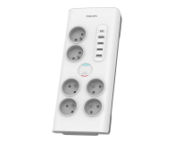 PHILIPS 6 gniazd AC Fr 40W, 2 m Phil-SPN7060WA/60 - 674801 - zdjęcie 1